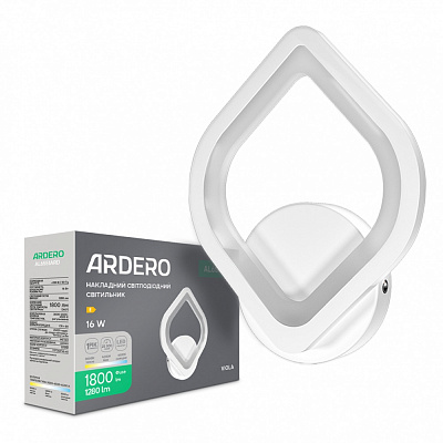 Бра ARDERO Viola 16W белый 80924