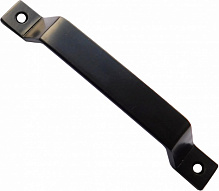 Мебельная ручка скоба Loft RAL 9005 128 мм черный