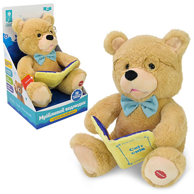 Игрушка мягкая интерактивная Shantou Мечтательный медвежонок PL-726-11
