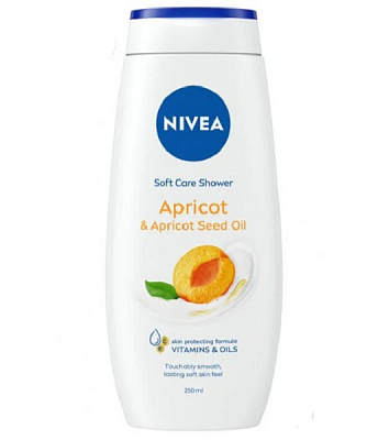 Гель для душу Nivea Крем абрикос 250 мл