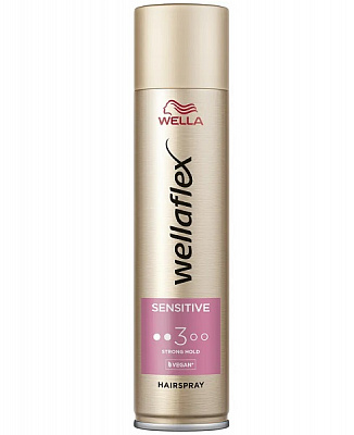 Лак для волос Wella Wellaflex Для чуствительной кожи головы без запаха сильная фиксация 250 мл