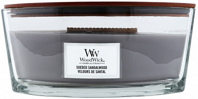Свічка ароматична Woodwick Ellipse Sueded Sandalwood 453 г