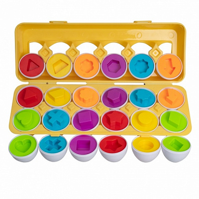 Игрушка-сортер Qunxing Toys Сортировочные яйца монтессори LB33-3