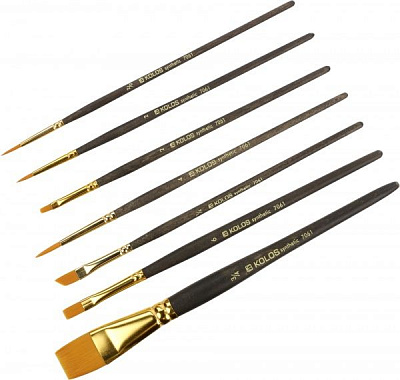 Набор кистей 7061 синтетика Kolos 