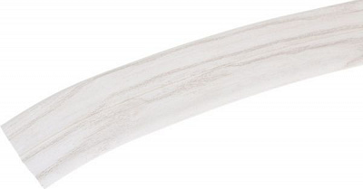 Уголок гибкий ПВХ универсальный 3 м вяз серебряный