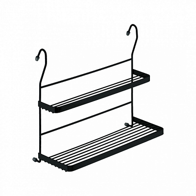 Полка на рейлинг Homax YJ-G212 BL MIX черный