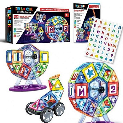 Конструктор магнітний Iblock PL-920-06
