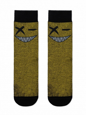 Шкарпетки чоловічі DiWaRi HAPPY 20С-202СП р.29 жовтий