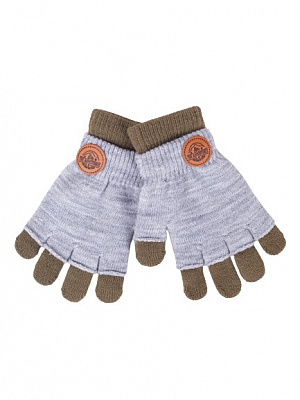 Перчатки YO! (5904921622288) р.14 серый 