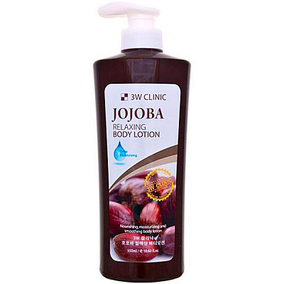 Лосьйон для тіла 3W Clinic Жожоба Relaxing Body lotion Jojoba 550 мл
