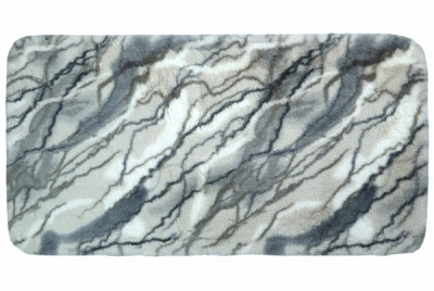Коврик для ванной комнаты Dariana Экомех Мрамор 60х120 см