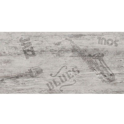 Декор Golden Tile Vesta Jazz У30990 Білий ректифікат 300x600 мм