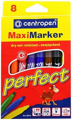Фломастеры Perfect Maxi 8 шт. 8610 Centropen