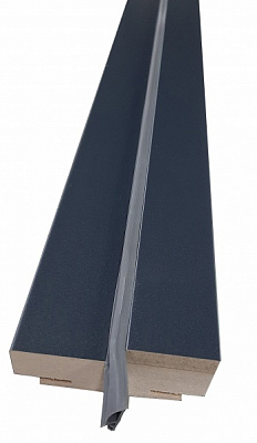 Дверная коробка Terminus плоская телескоп Комплект 2150х80 мм антрацит