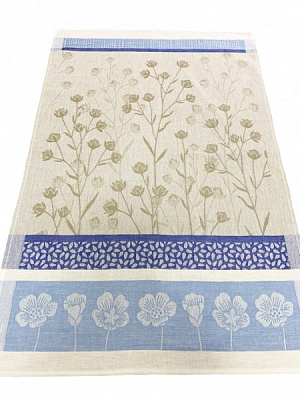 Полотенце кухонное Лен 49x70 см серо-голубой Галерея льна 