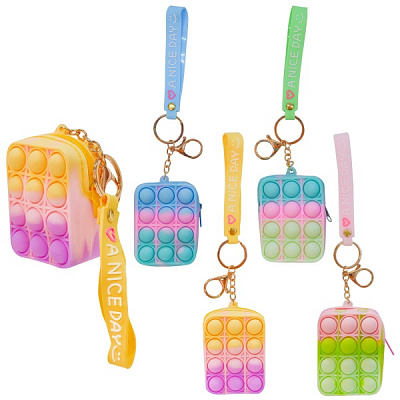 Аксесуар Гаманець-брелок силіконовий (асортимент) C44410
