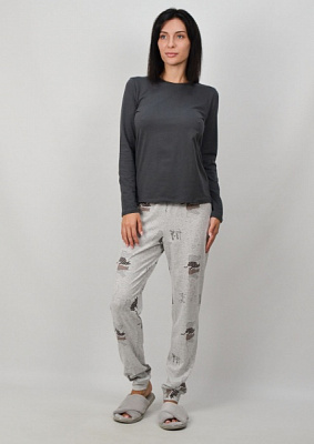 Пижама женская Roksana Good Night №1417/16110 р. 46 графит