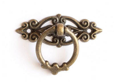 Ручка декоративная 65х28 мм 1 шт. старая бронза