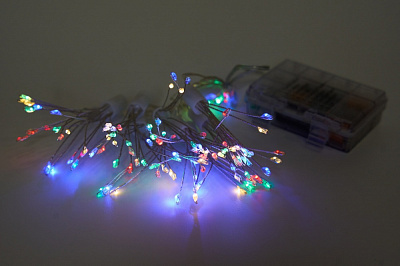 Електрогірлянда світлодіодна Девілон вогняна куля на батарейках світлодіодна (LED) 100 ламп (720780)