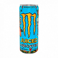 Энергетический напиток Monster Energy Напиток энергетический безалкогольный сильногазированый Mango Loco Monster Energy ж/б 355мл 0,355 л (Напій енерг ManLoco Monster Energy 355мл) 