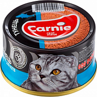 Паштет для взрослых котов Carnie с тихоокеанским тунцом 95 г
