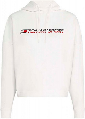 Джемпер Tommy Hilfiger CROPPED FLEECE HOODY S10S100360100 р. M білий