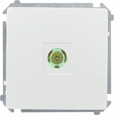 Розетка TV Simon Basic білий BMAK3.01/11