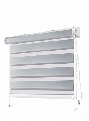 Ролета день-ніч Rollotex День-Ночь струна BH 81 65x150 см біло-срібляста