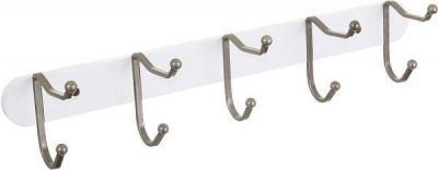 Планка з гачками Axentia 130863 51x11,3x10,7 см біла