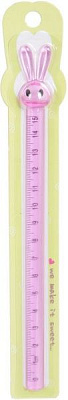Лінійка Вушка зайченяти рожевий 15 см