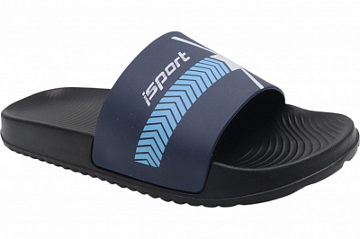 Шлепанцы для мальчиков HW р.39 голубовато-черный (ls-0228)