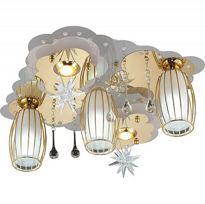 Люстра Altalusse LV219-05 білий/золото