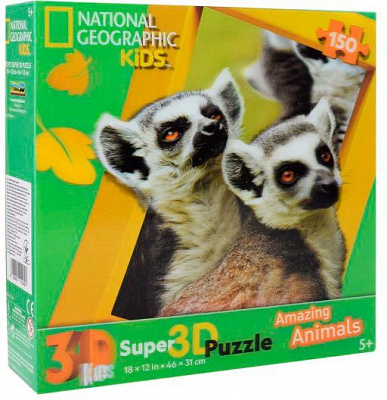 3D-пазл PRIME 3D 10895 лемуры