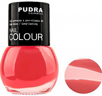Лак для ногтей Pudra Cosmetics Nail Colour №27 темно-розовый 13 мл 