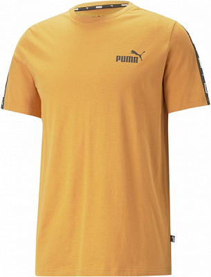 Футболка Puma PUMA ESS+ Tape TEE 84738289 р.M желтый