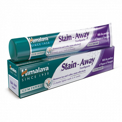 Зубна паста Himalaya Herbals Stain away з відбілюванням 75 мл