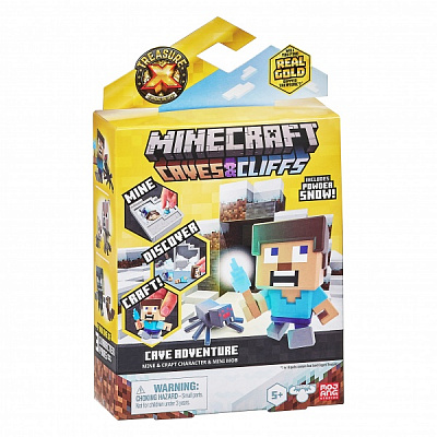 Игровой набор Treasure X Майнкрафт Пещеры и скалы 123148 