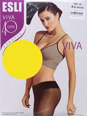 Колготки женские ESLI Viva Classic р. 4 40 den grafite 2 пар 