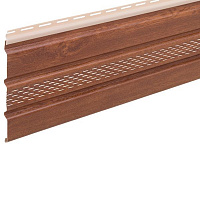 Панель-софіт перфорована 3x0,232 м золотий дуб 0,7 кв.м