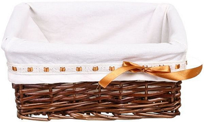 Кошик плетений з текстилем Tony Bridge Basket 30x18x13 см HQ13-10AB-5