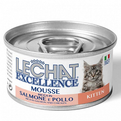 Корм сухой для котят LECHAT EXCELLENCE Kitten рыба 85 г