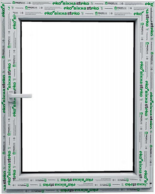 Вікно поворотно-відкидне Steko S300 58 800x1000 мм праве