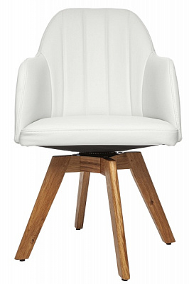 Стул Mia белый/дуб