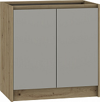 Тумба нижня МС Злата НП Шиншила сіра шиншила сіра/дуб артізан Грейд