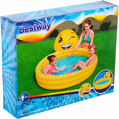 Басейн надувний Bestway Emoji 165х144х69 см