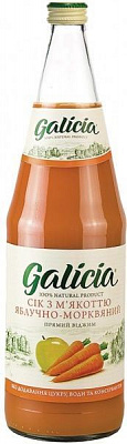 Сок Galicia Яблочно-морковный 1л 