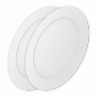 Світильник світлодіодний LUNA HOME DL20 R Ø206 мм 2 шт. 20 Вт білий 5000 К 