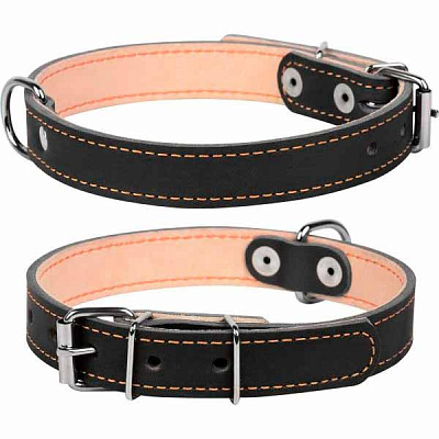 Нашийник Collar подвійний 1,4х27-35 см чорний