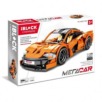 Автоконструктор Iblock Мегаcar, 708 деталей PL-920-154