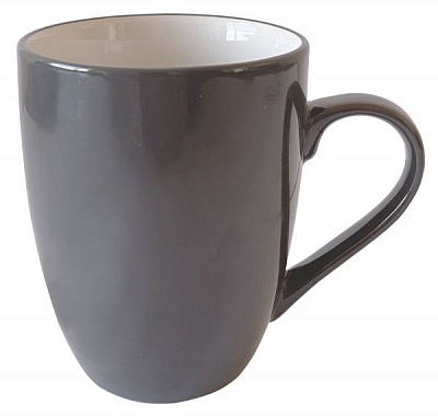 Чашка VT-P-3320G Сірі листя 320 мл